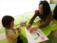 20150416草花で絵はがき＆しおり作り (11)_R