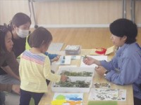 20150416草花で絵はがき＆しおり作り (2)_R