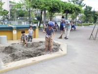 20160726砂場掃除
